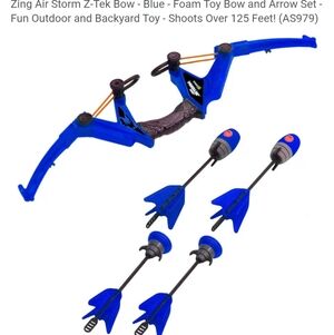 Zing Air Storm Z-Tek Foam Bow & Arrow Set!
